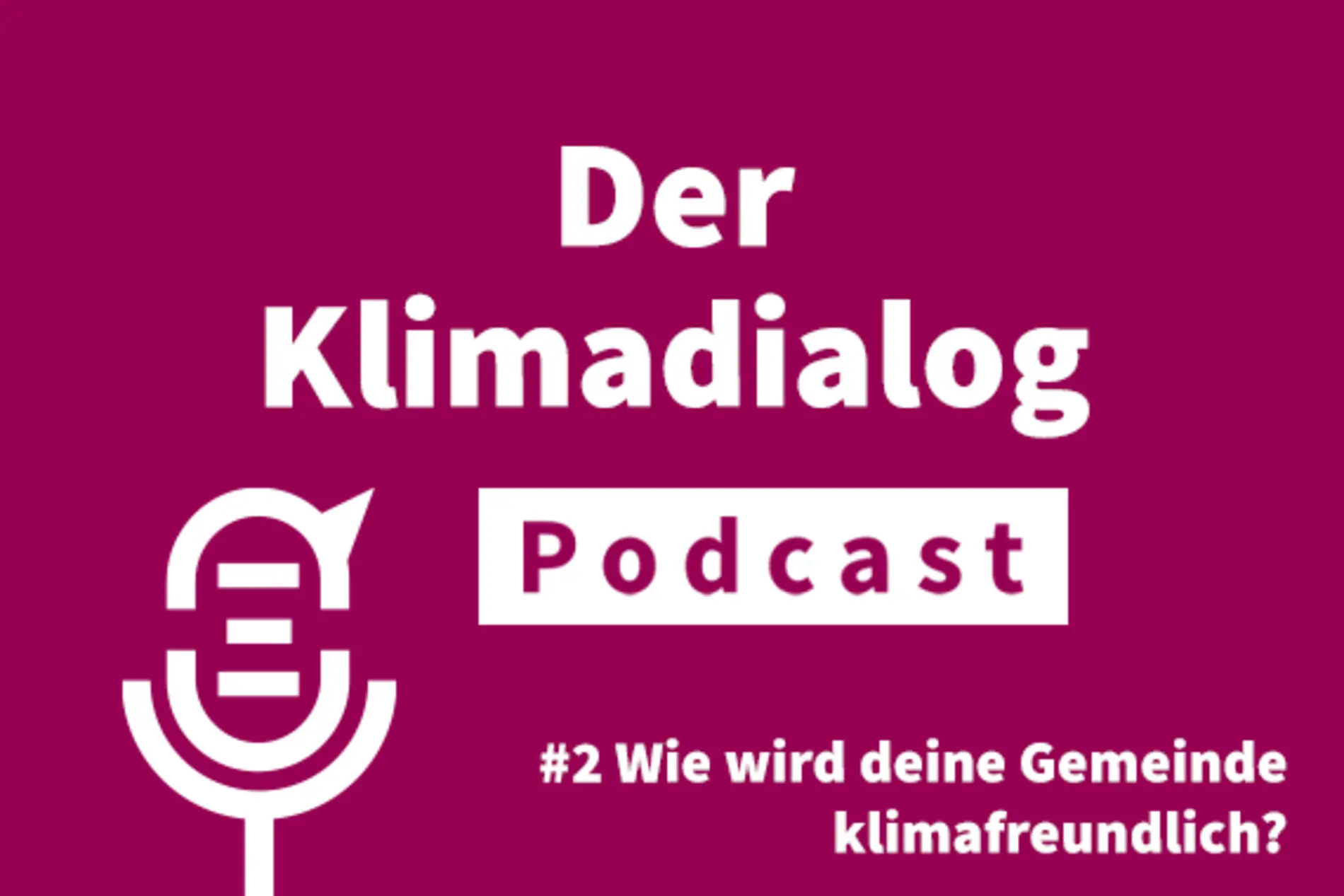 Logo des Podcasts Klimadialog