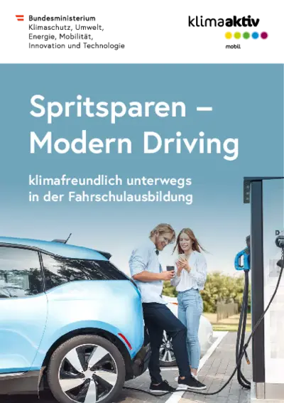 Broschüre Spritsparen – Modern Driving klimafreundlich unterwegs in der Fahrschulausbildung